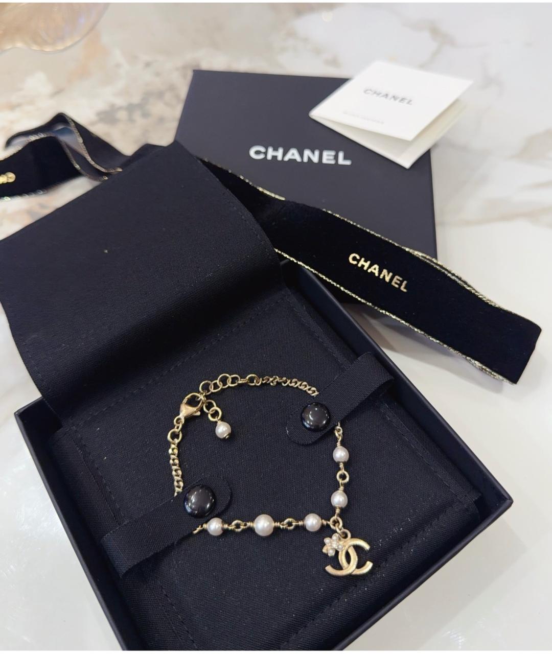 CHANEL Золотой браслет, фото 8