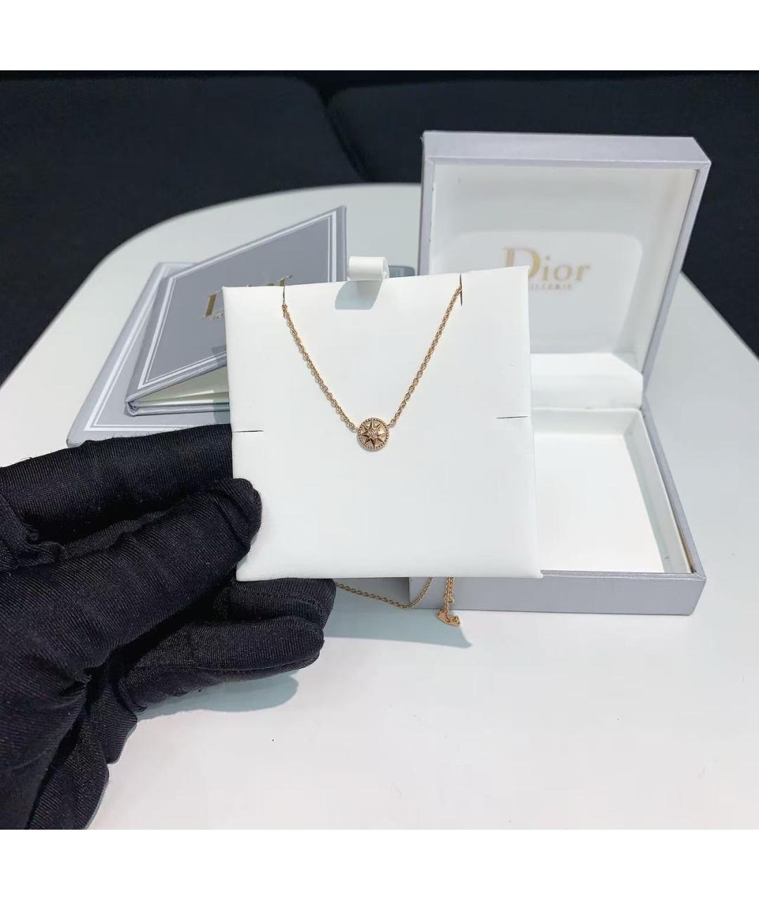 CHRISTIAN DIOR Золотое колье из розового золота, фото 3