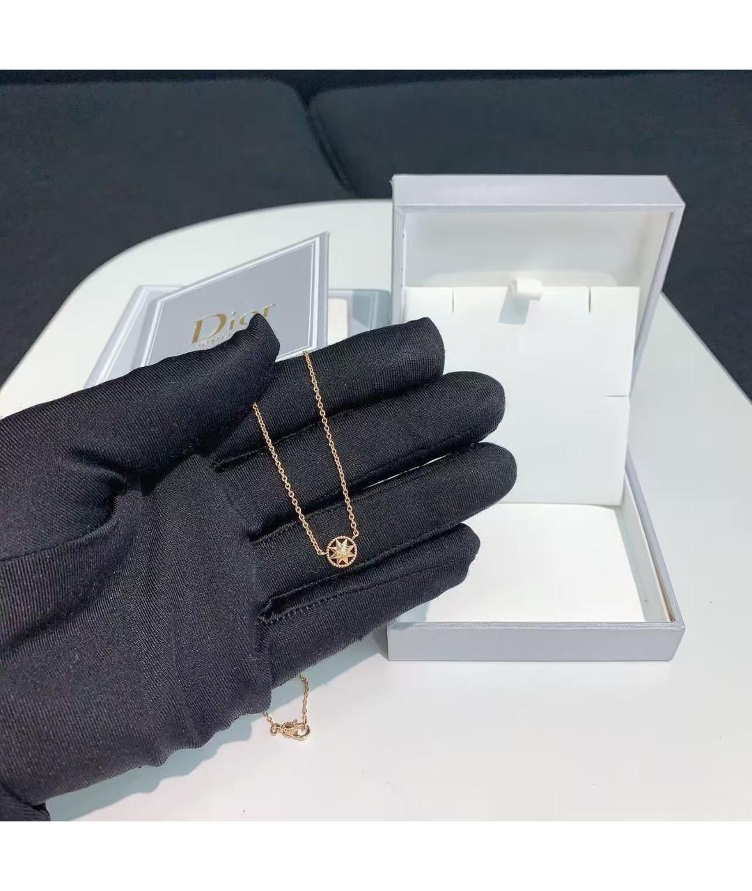 CHRISTIAN DIOR Золотое колье из розового золота, фото 5