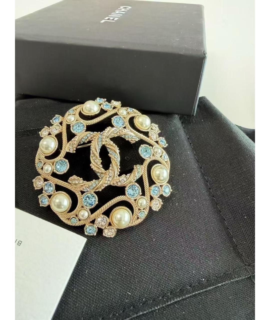 CHANEL Золотая булавка / брошь, фото 3