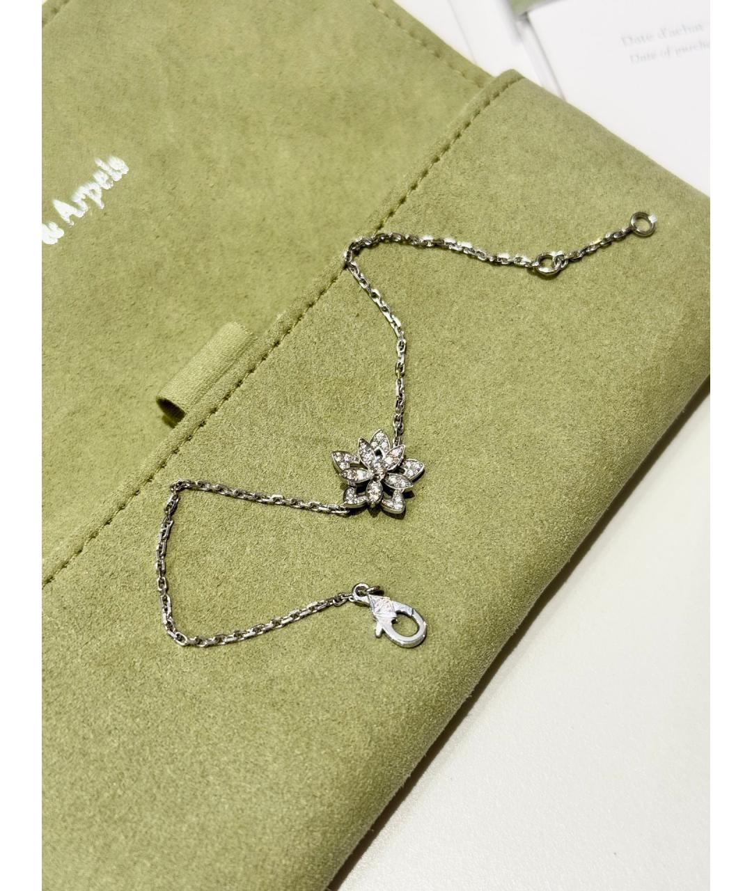 VAN CLEEF & ARPELS Серебрянный браслет из белого золота, фото 4