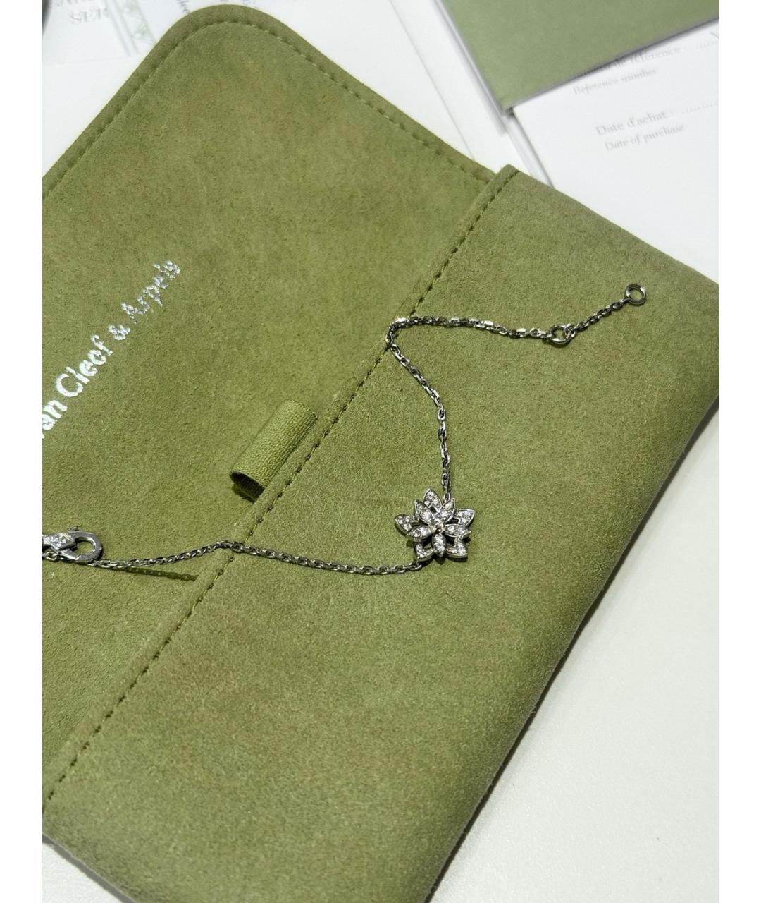 VAN CLEEF & ARPELS Серебрянный браслет из белого золота, фото 2