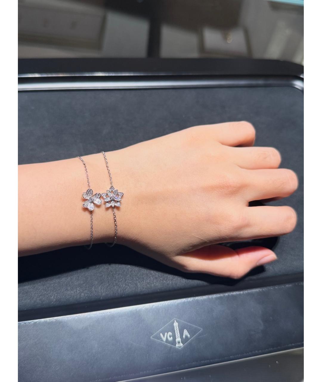 VAN CLEEF & ARPELS Серебрянный браслет из белого золота, фото 7