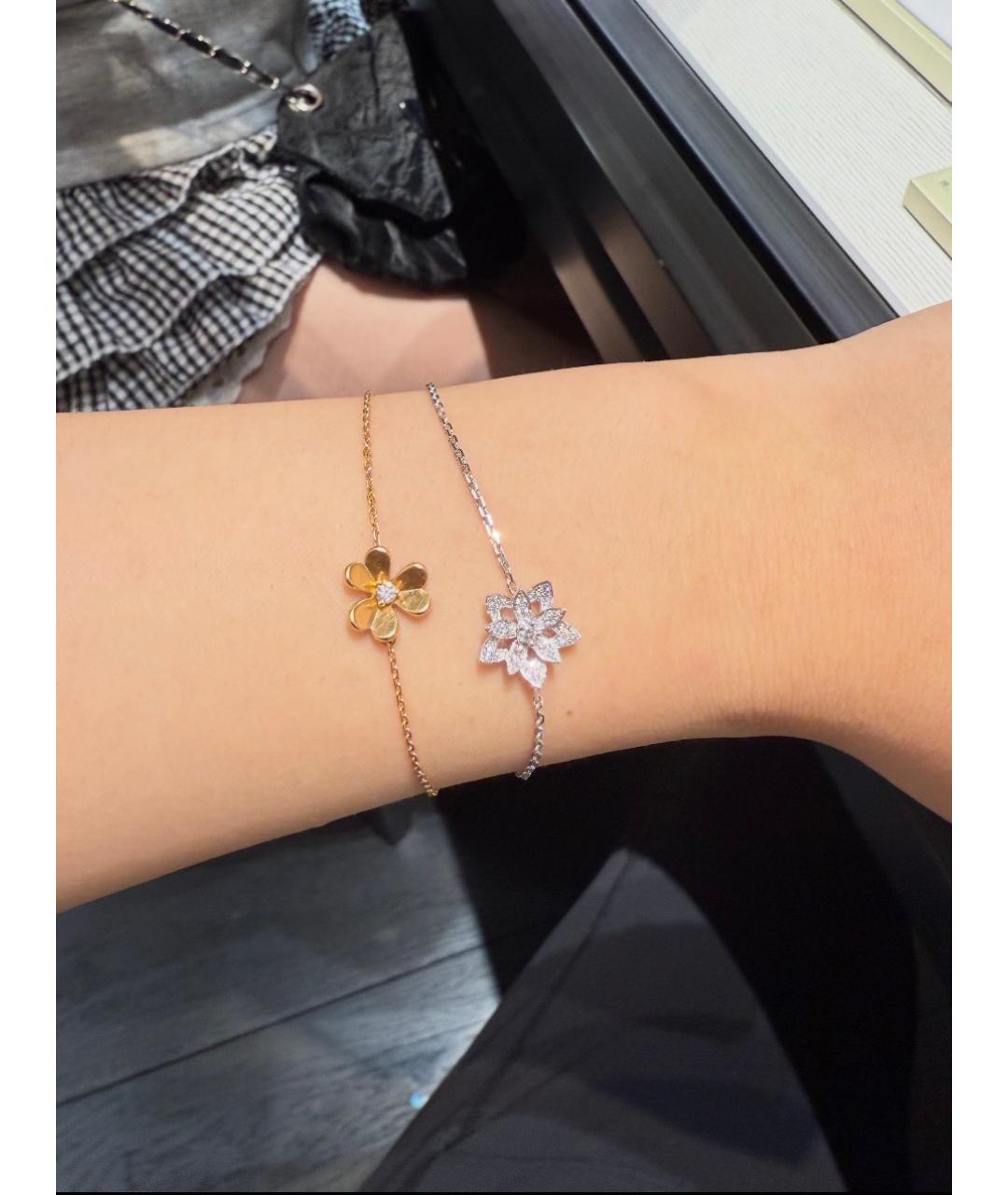 VAN CLEEF & ARPELS Серебрянный браслет из белого золота, фото 8