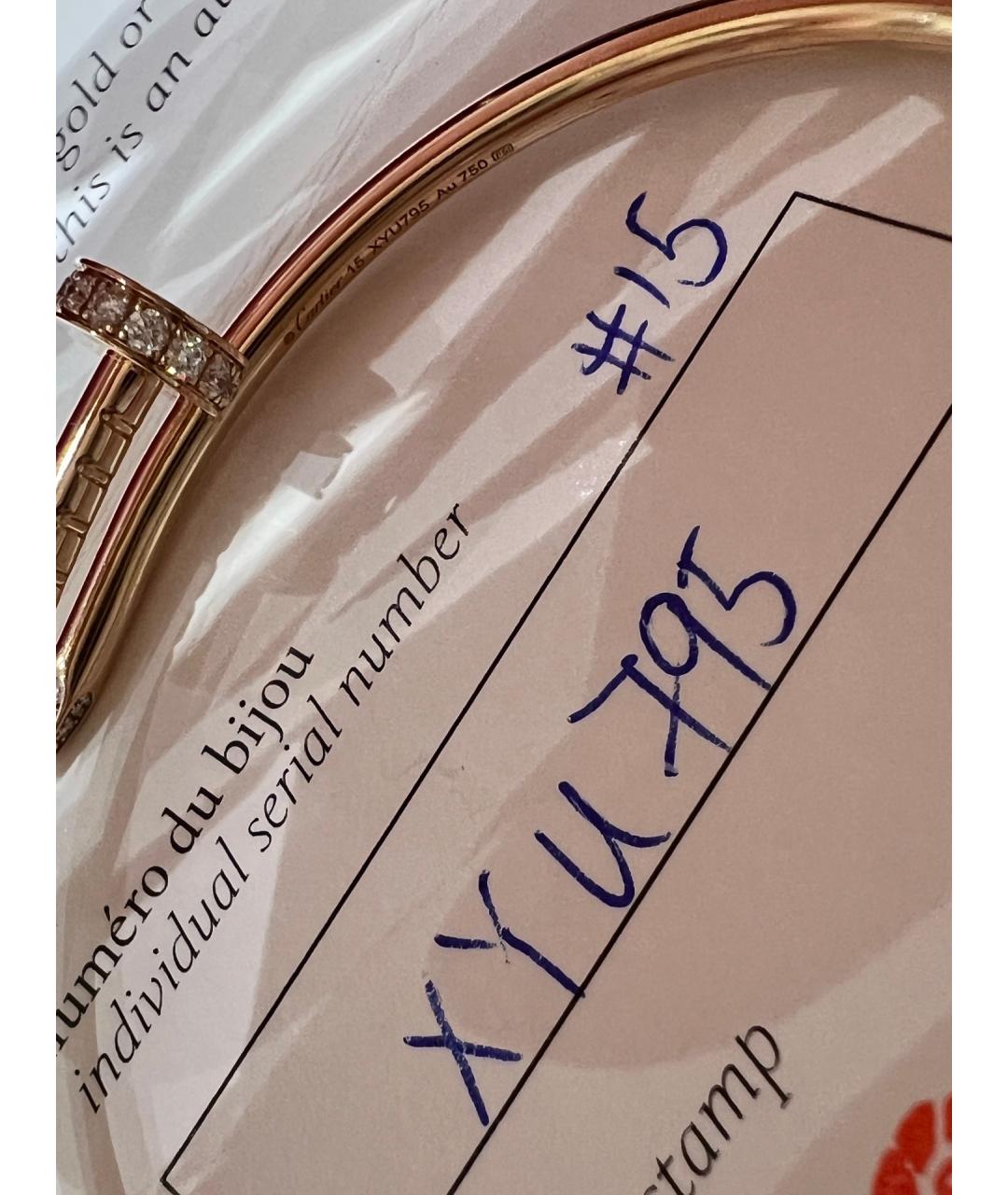 CARTIER Золотой браслет из розового золота, фото 6