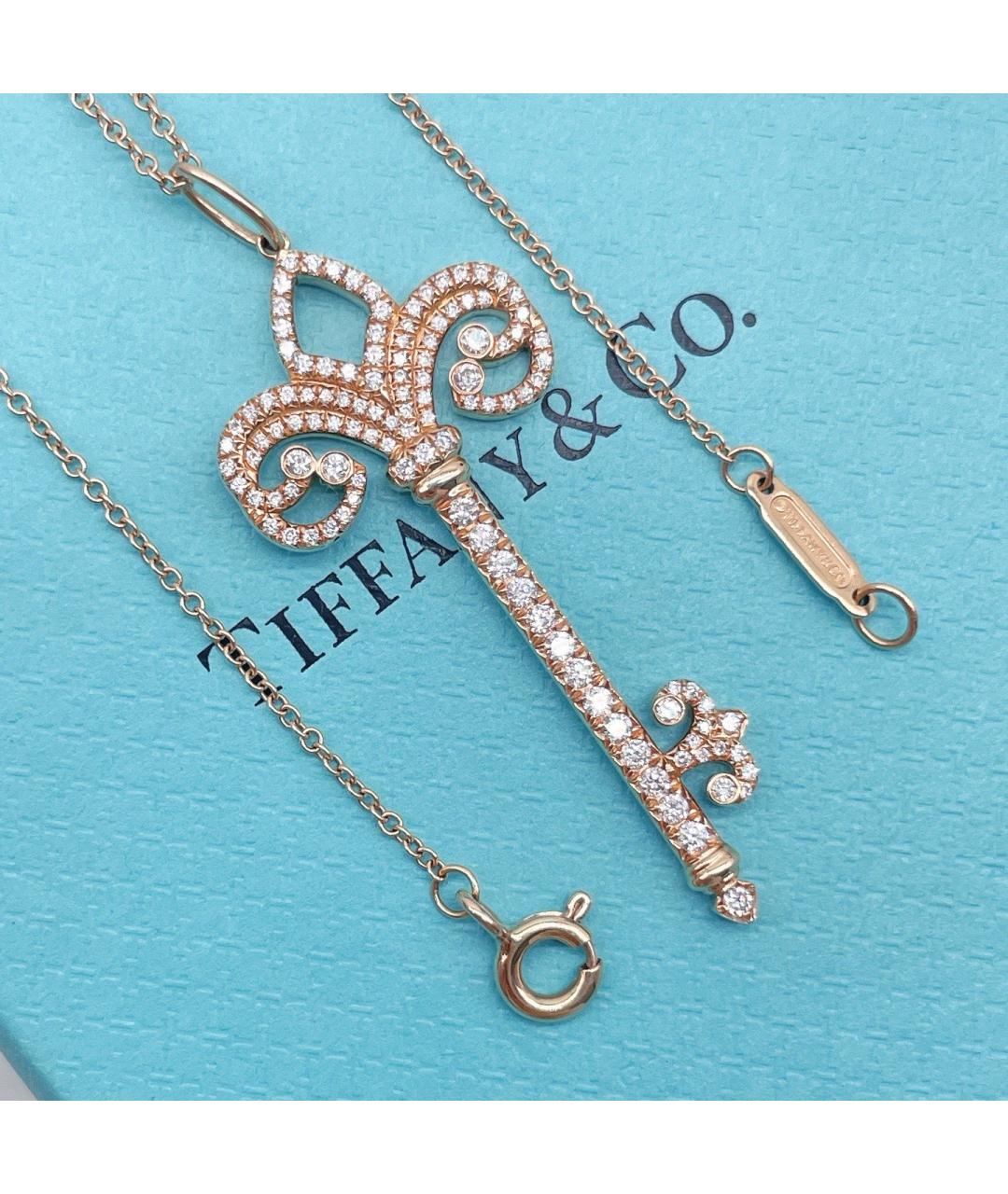 TIFFANY&CO Золотая подвеска из розового золота, фото 2