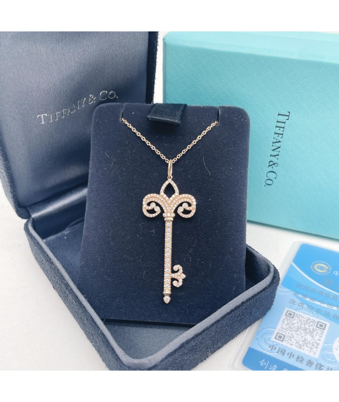 TIFFANY&CO Золотая подвеска из розового золота, фото 6