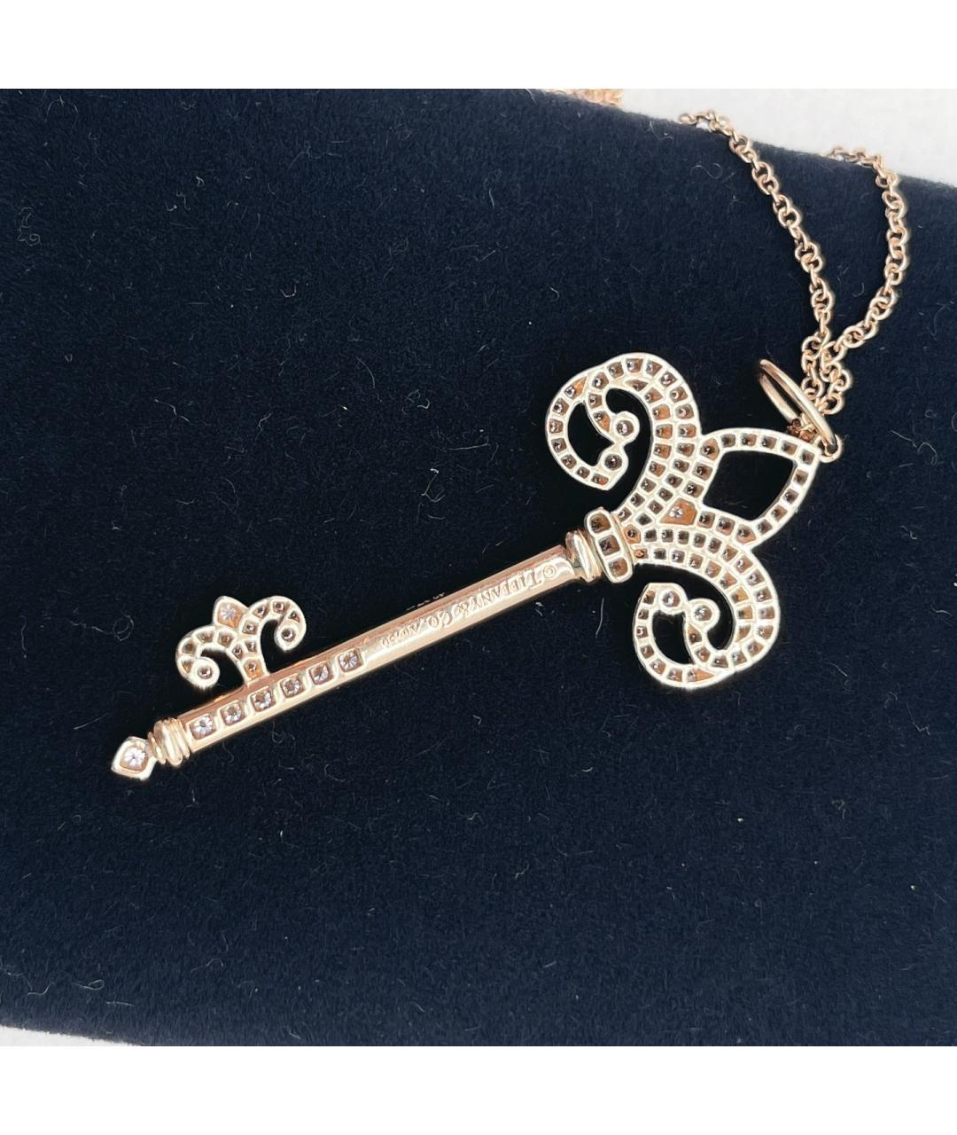 TIFFANY&CO Золотая подвеска из розового золота, фото 4