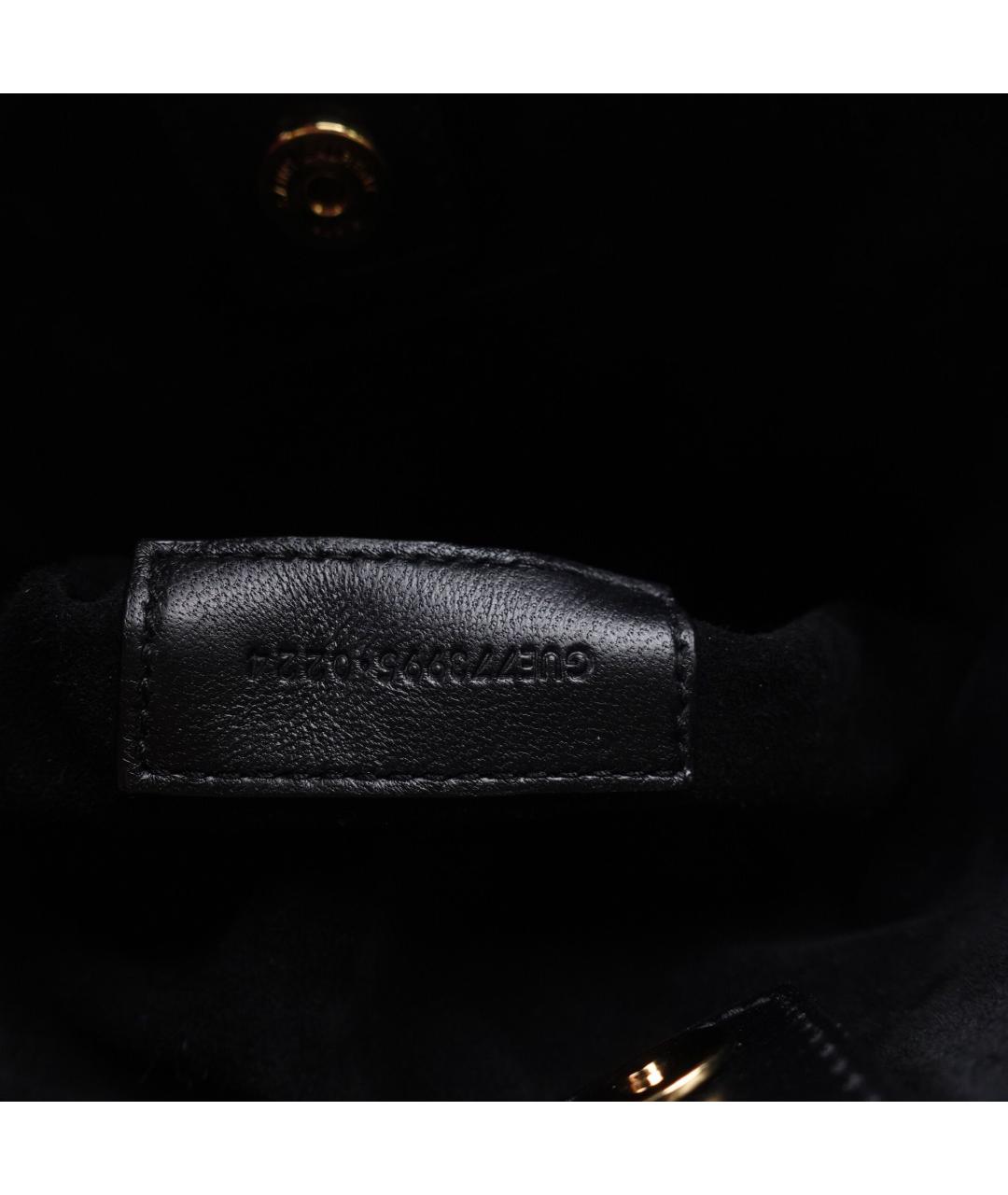 SAINT LAURENT Черная кожаная сумка тоут, фото 5