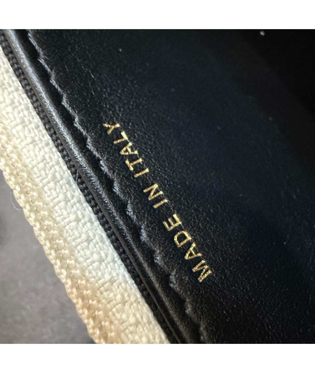 CHANEL Белая кожаная сумка через плечо, фото 8