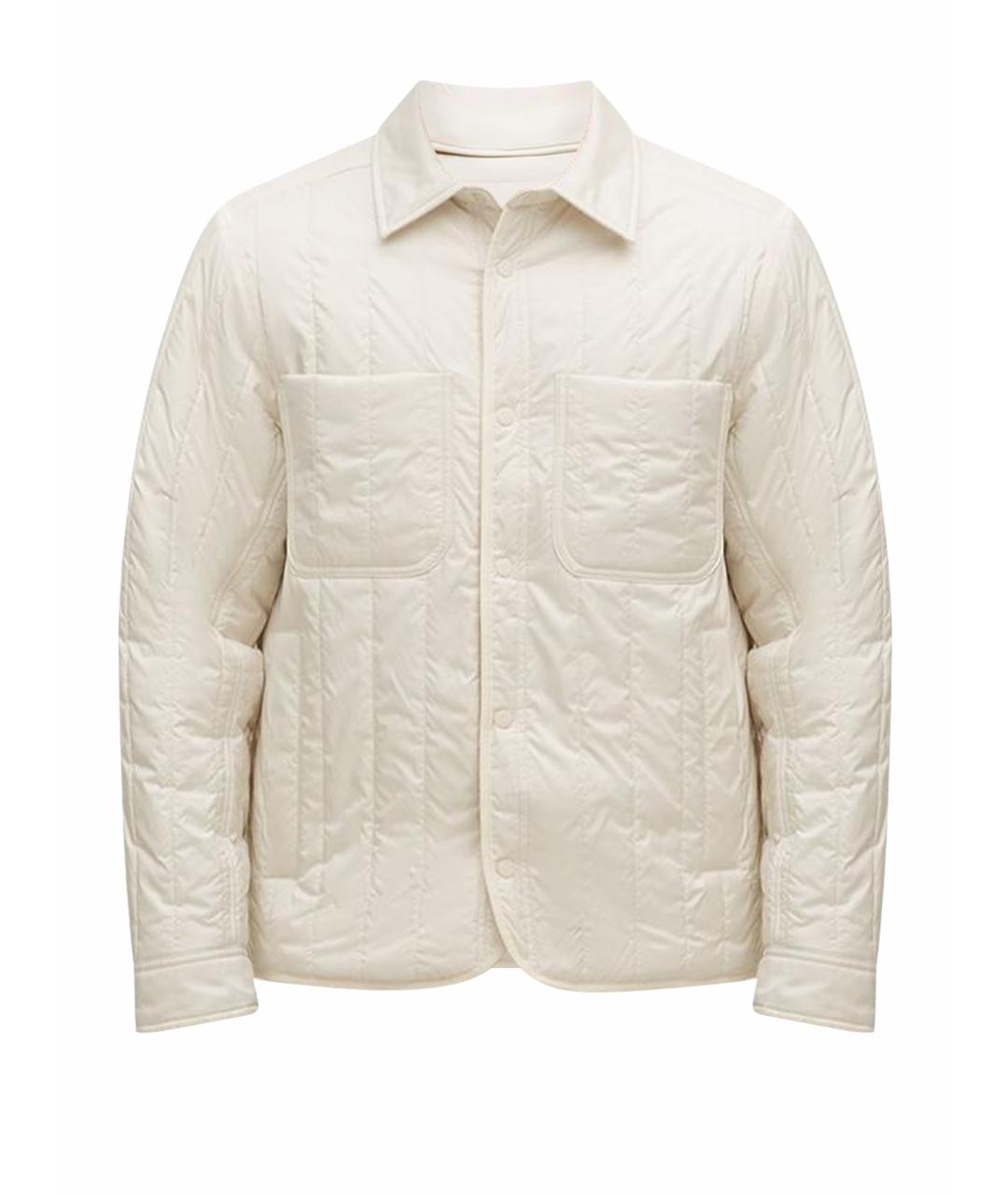 CHANEL Белая кожаная сумка через плечо, фото 11