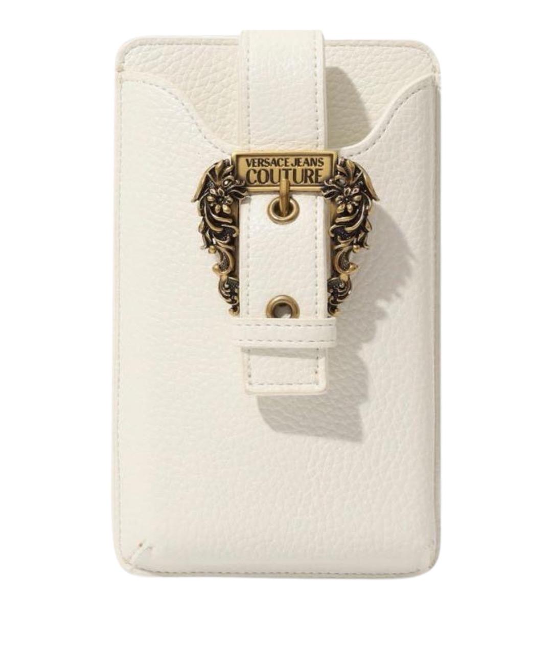 VERSACE JEANS COUTURE Белая сумка через плечо из искусственной кожи, фото 1