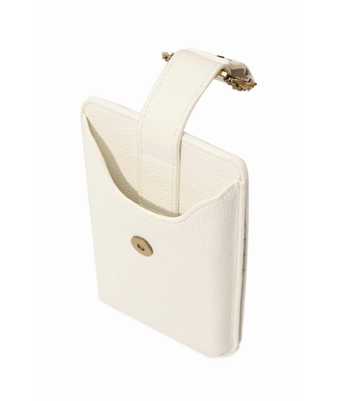 VERSACE JEANS COUTURE Белая сумка через плечо из искусственной кожи, фото 2