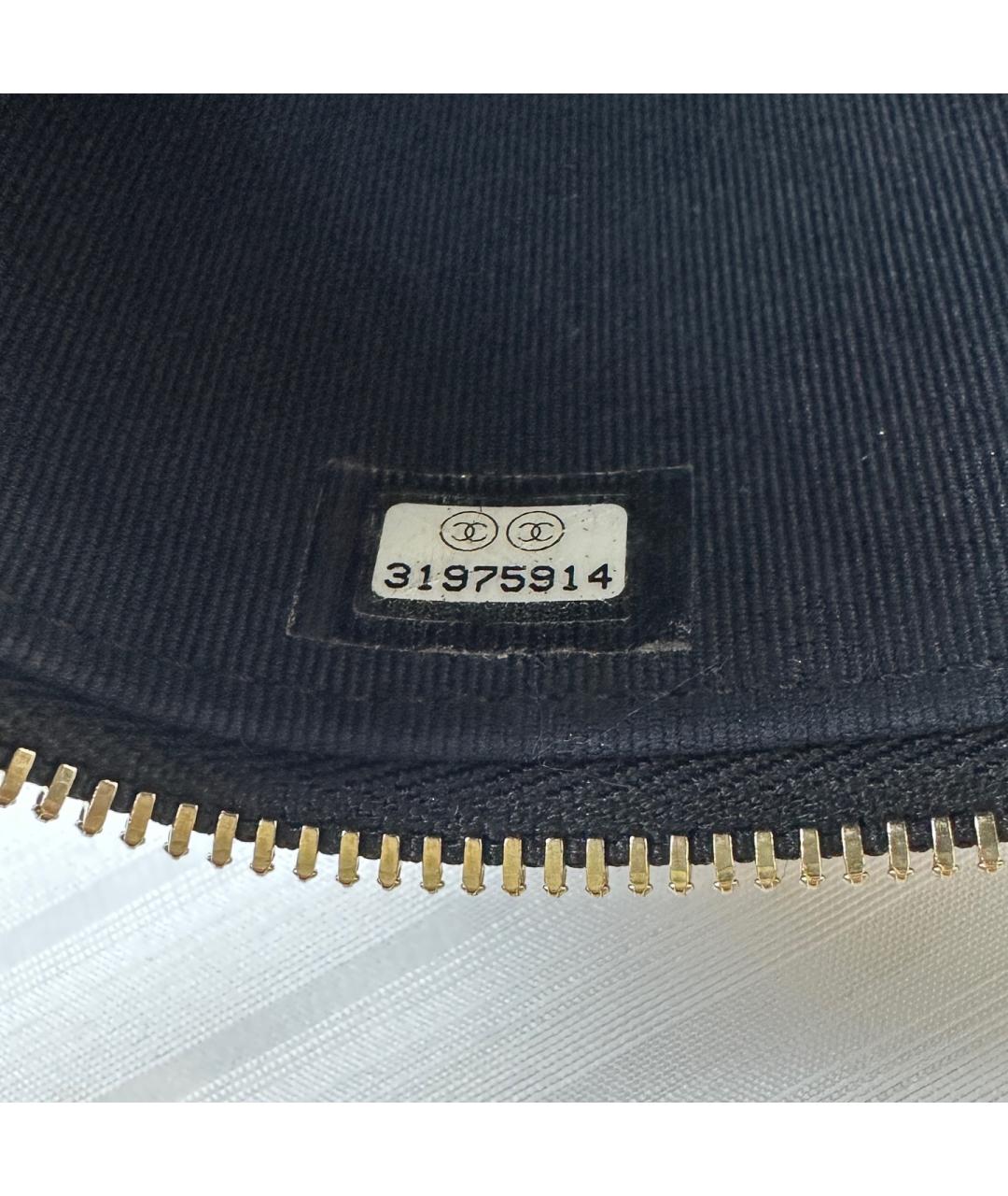 CHANEL Черная кожаная сумка через плечо, фото 9