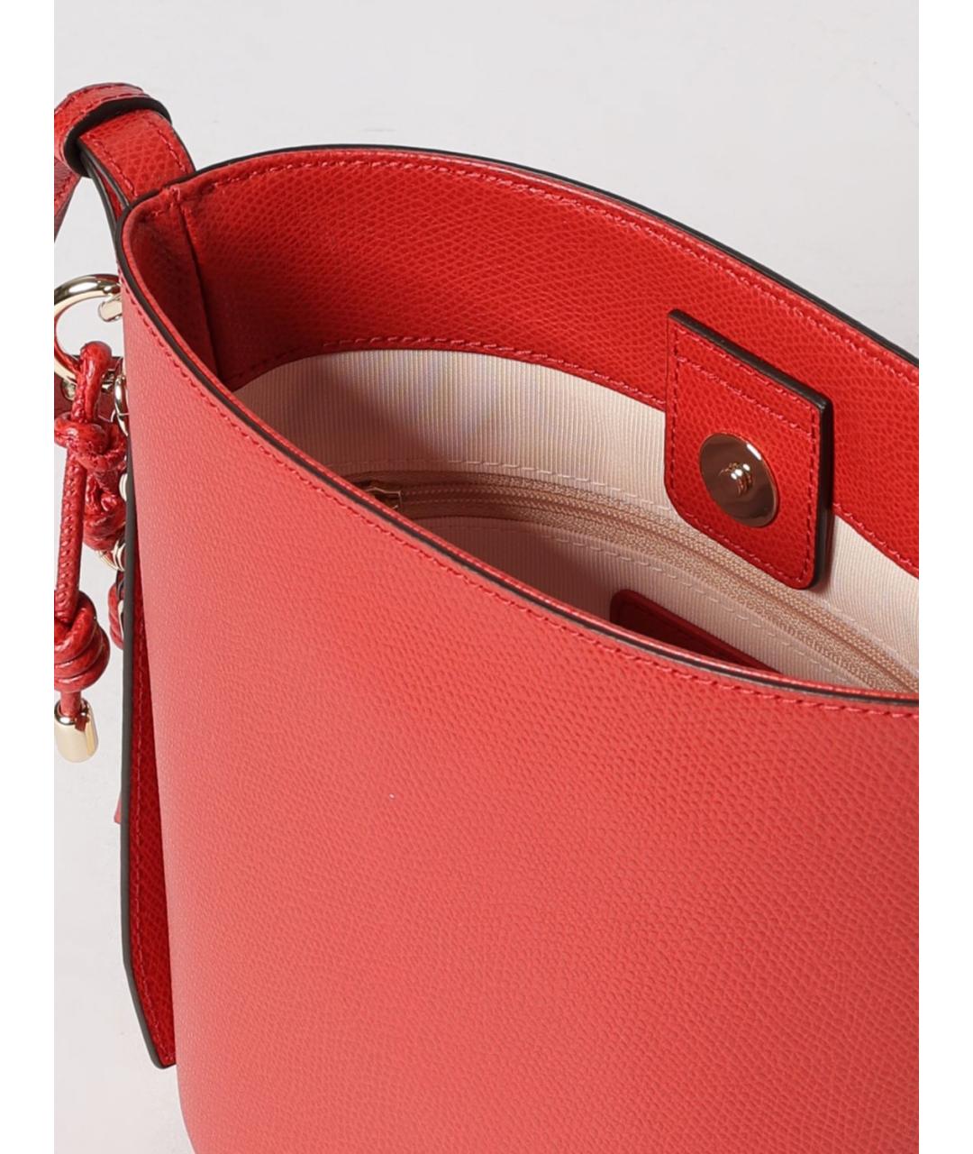FURLA Красная кожаная сумка через плечо, фото 3