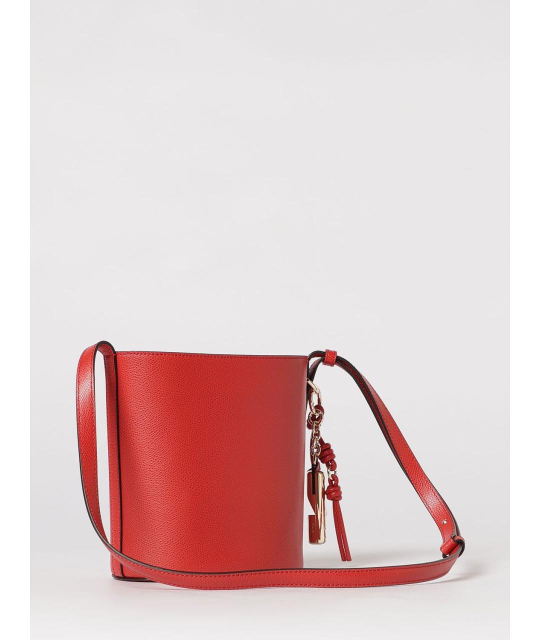 FURLA Красная кожаная сумка через плечо, фото 2