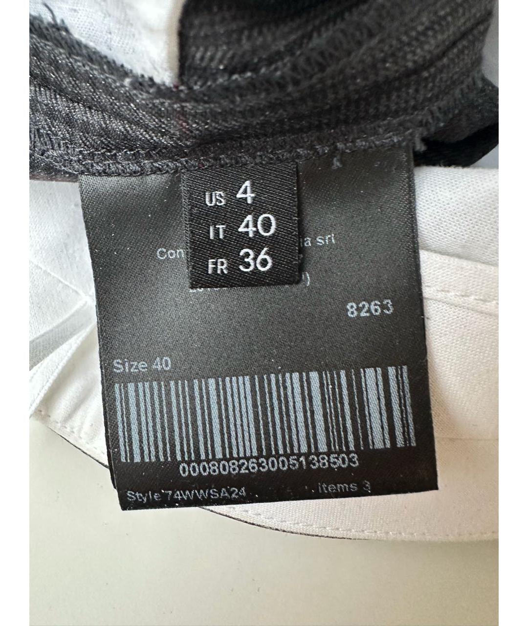 CALVIN KLEIN Антрацитовая шерстяная юбка миди, фото 6