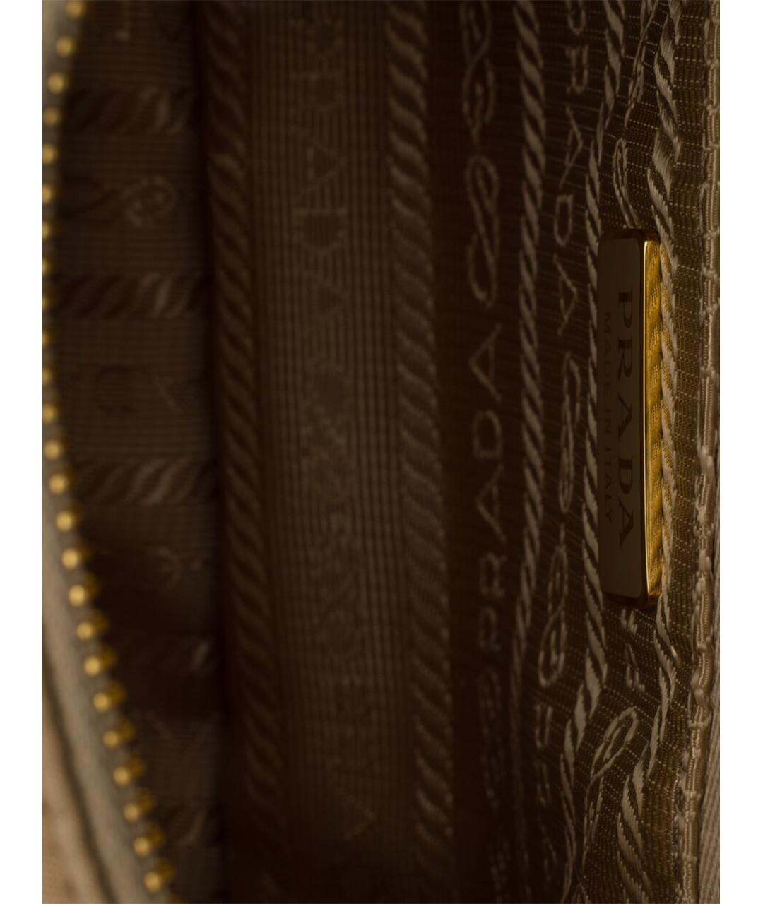 PRADA Коричневая сумка с короткими ручками, фото 5