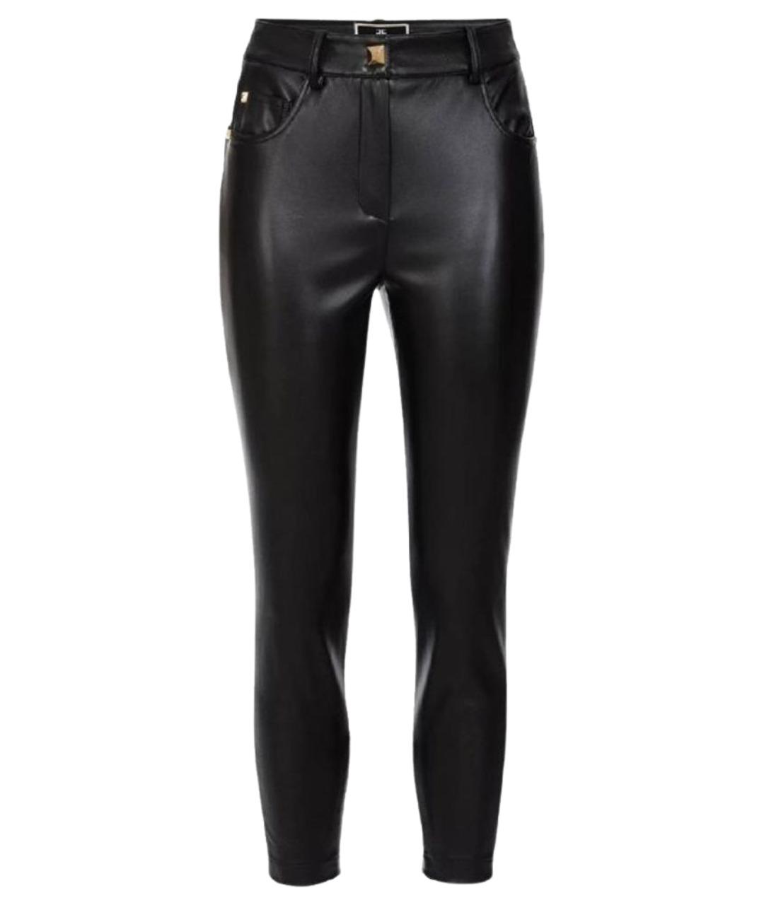 ELISABETTA FRANCHI Черные брюки узкие, фото 1