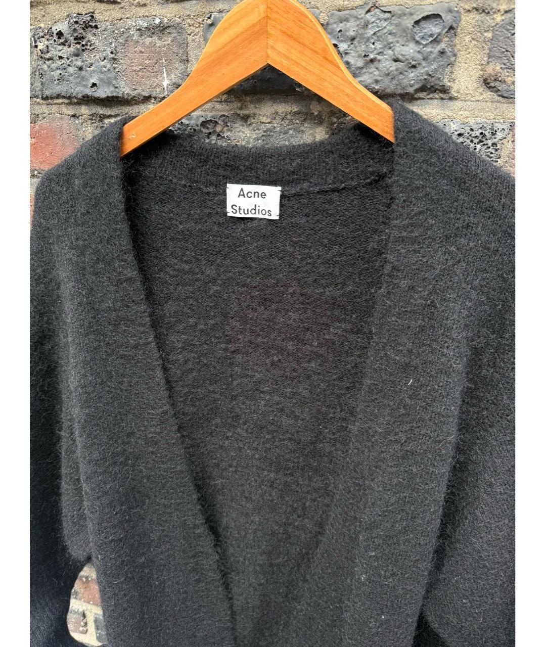 ACNE STUDIOS Черный кардиган, фото 2