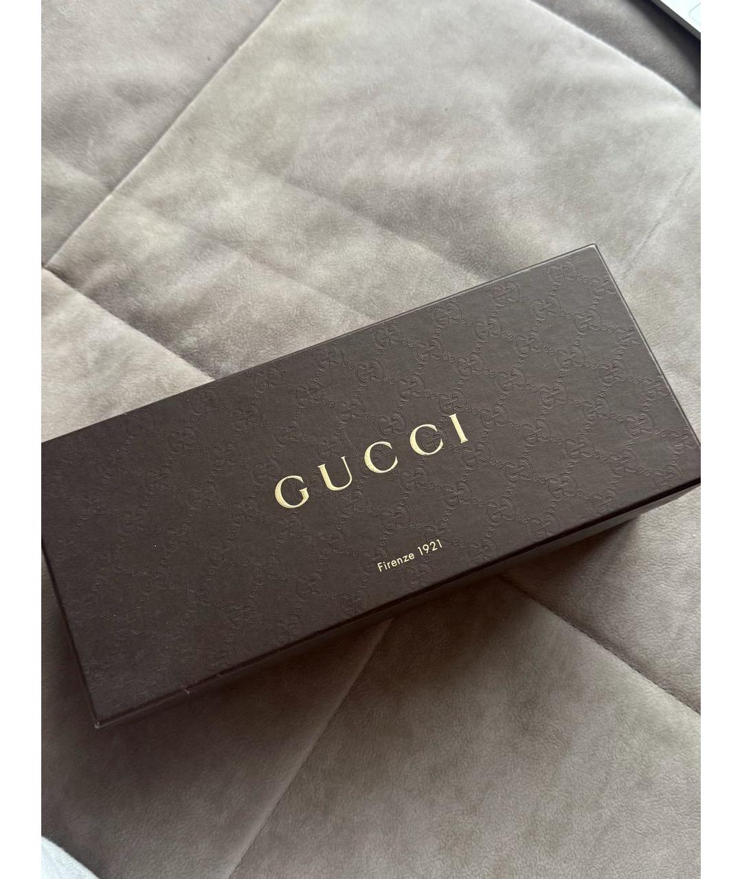 GUCCI Коричневые балетки, фото 4