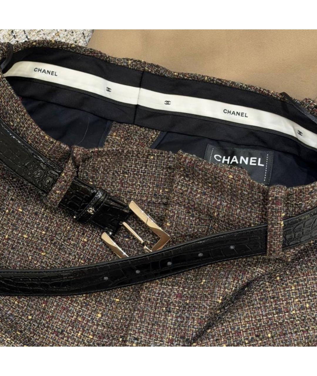 CHANEL Черный кожаный ремень, фото 4