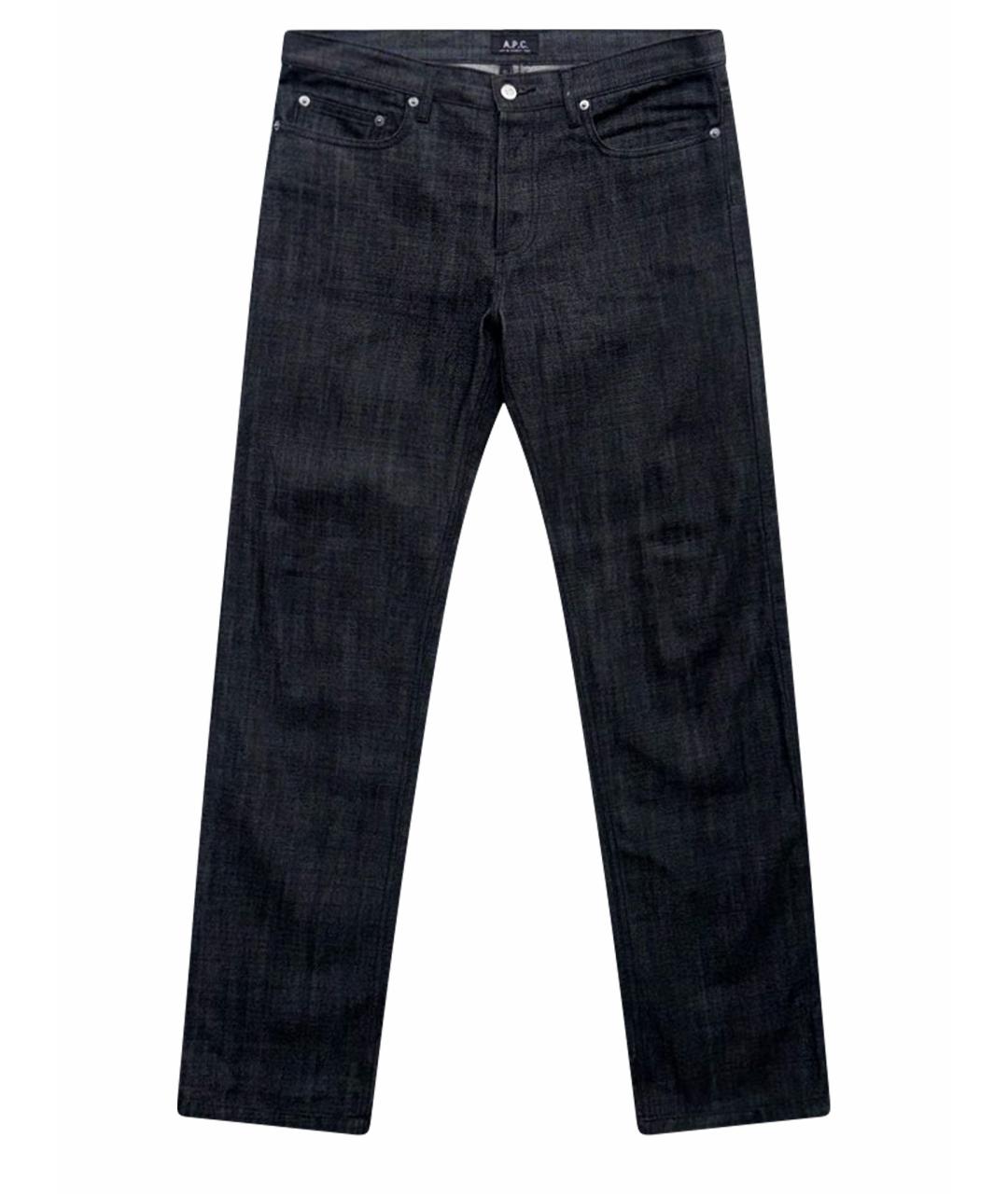 A.P.C. Антрацитовые прямые джинсы, фото 1