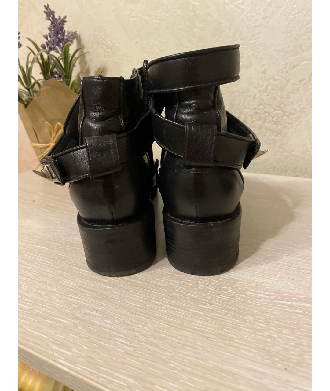 NANDO MUZI Черные кожаные ботинки, фото 5