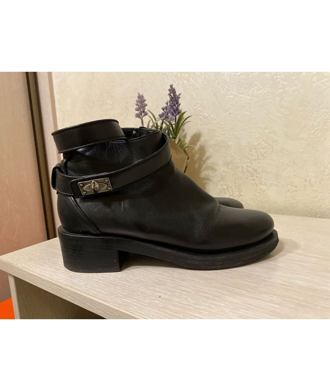 NANDO MUZI Черные кожаные ботинки, фото 7
