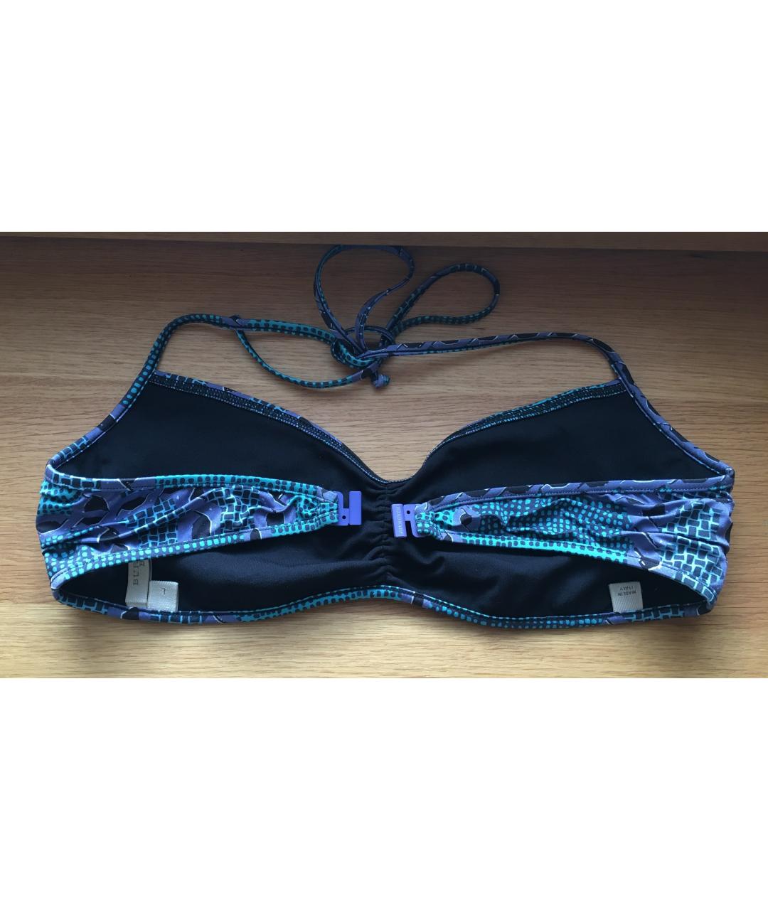 BURBERRY Голубой полиамидовый купальник, фото 3