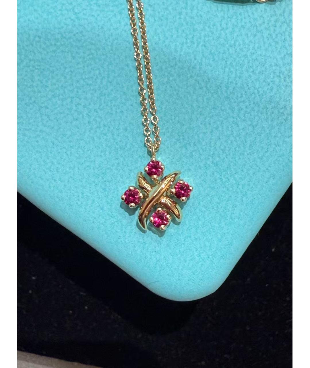 TIFFANY&CO Золотая подвеска из желтого золота, фото 2