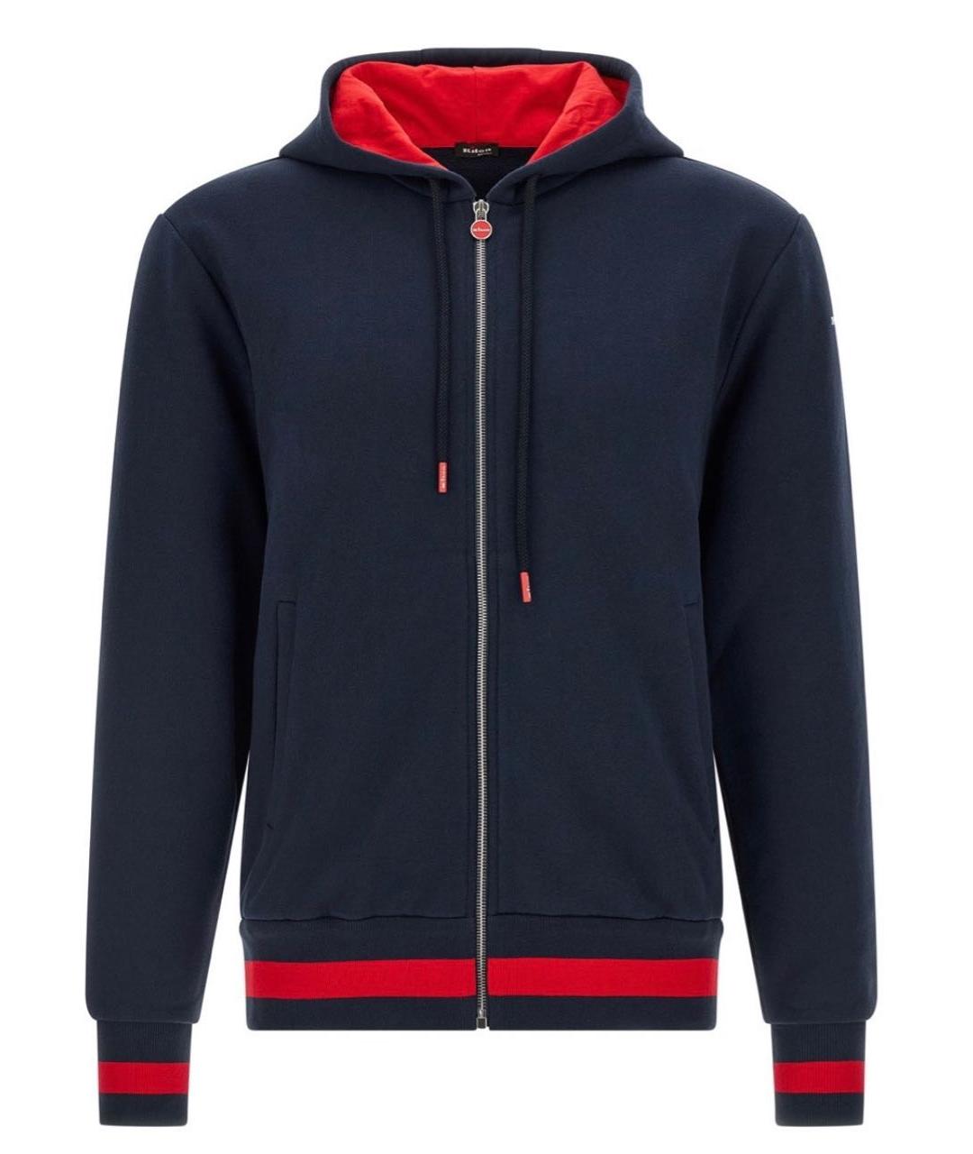 KITON Черный хлопковый спортивный костюм, фото 7