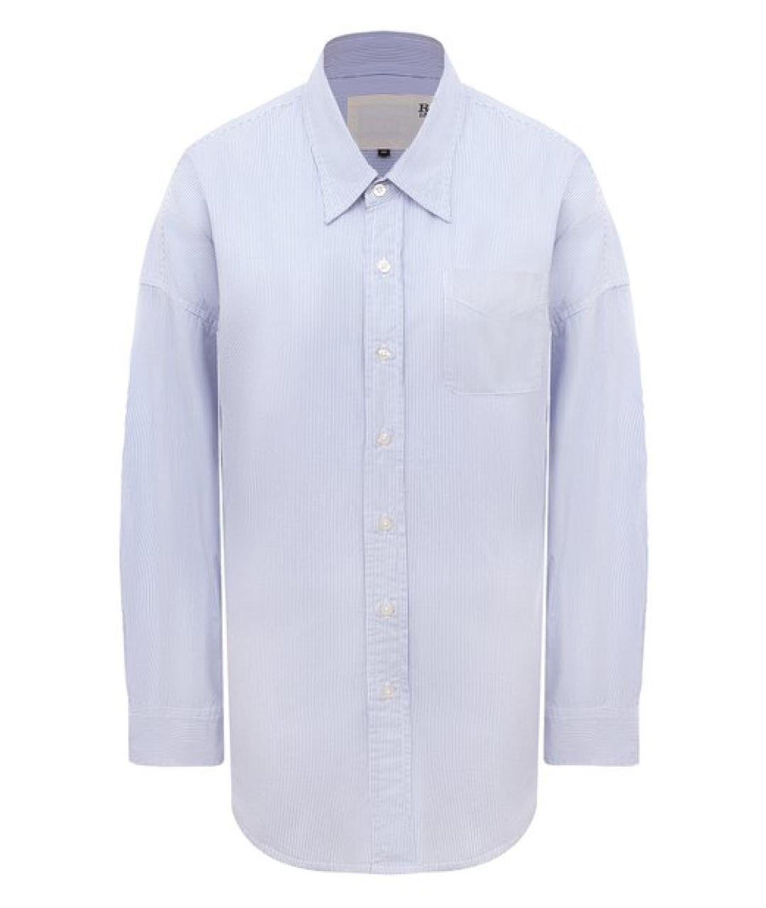 R13 Голубая хлопковая рубашка, фото 1