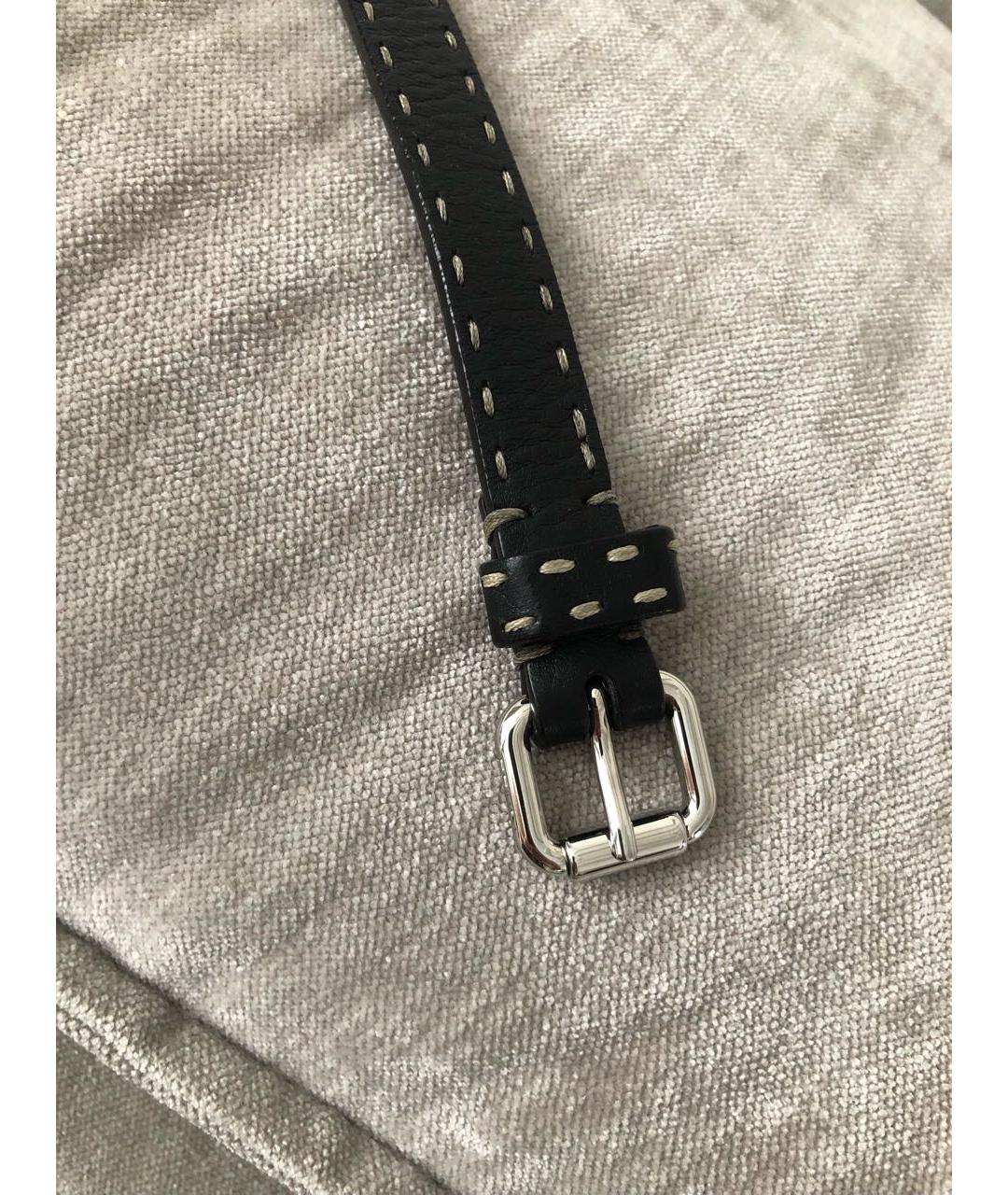 FENDI Коричневый кожаный ремень, фото 2