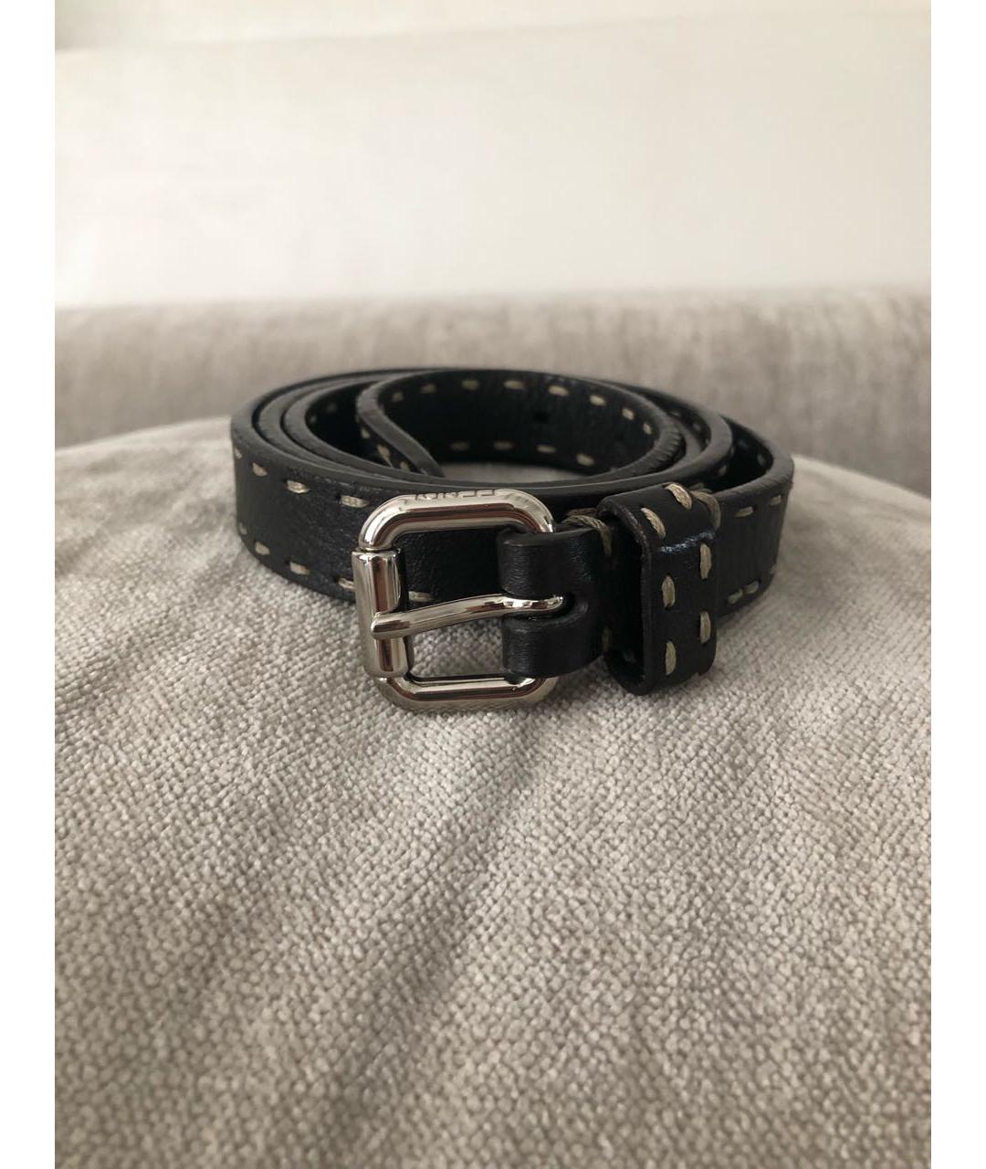 FENDI Коричневый кожаный ремень, фото 8