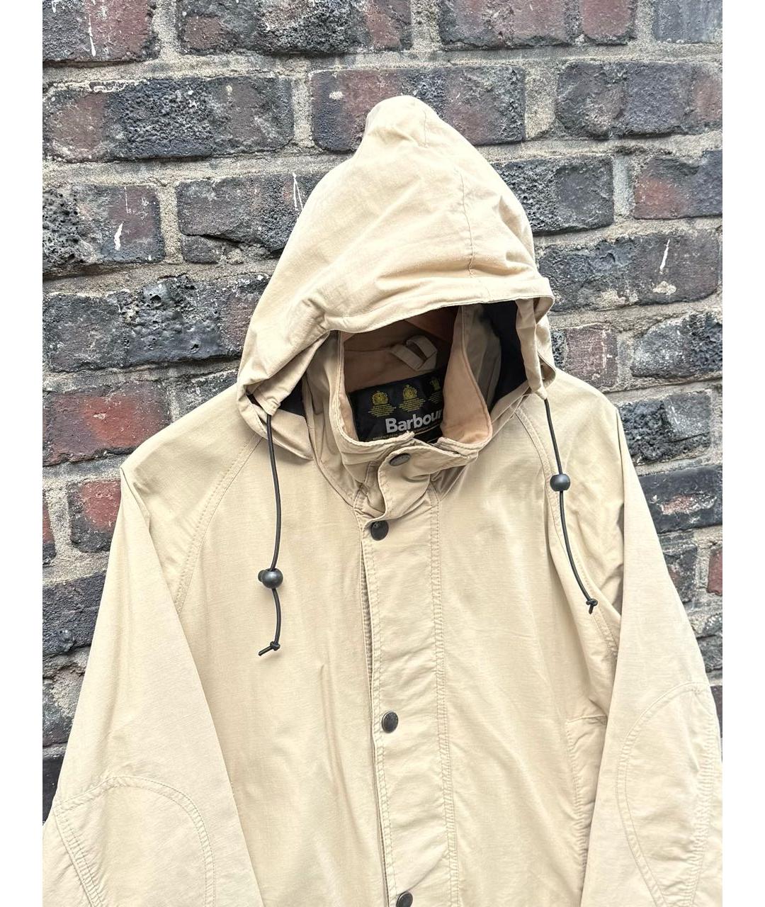 SAINT LAURENT Бежевая хлопковая куртка, фото 2