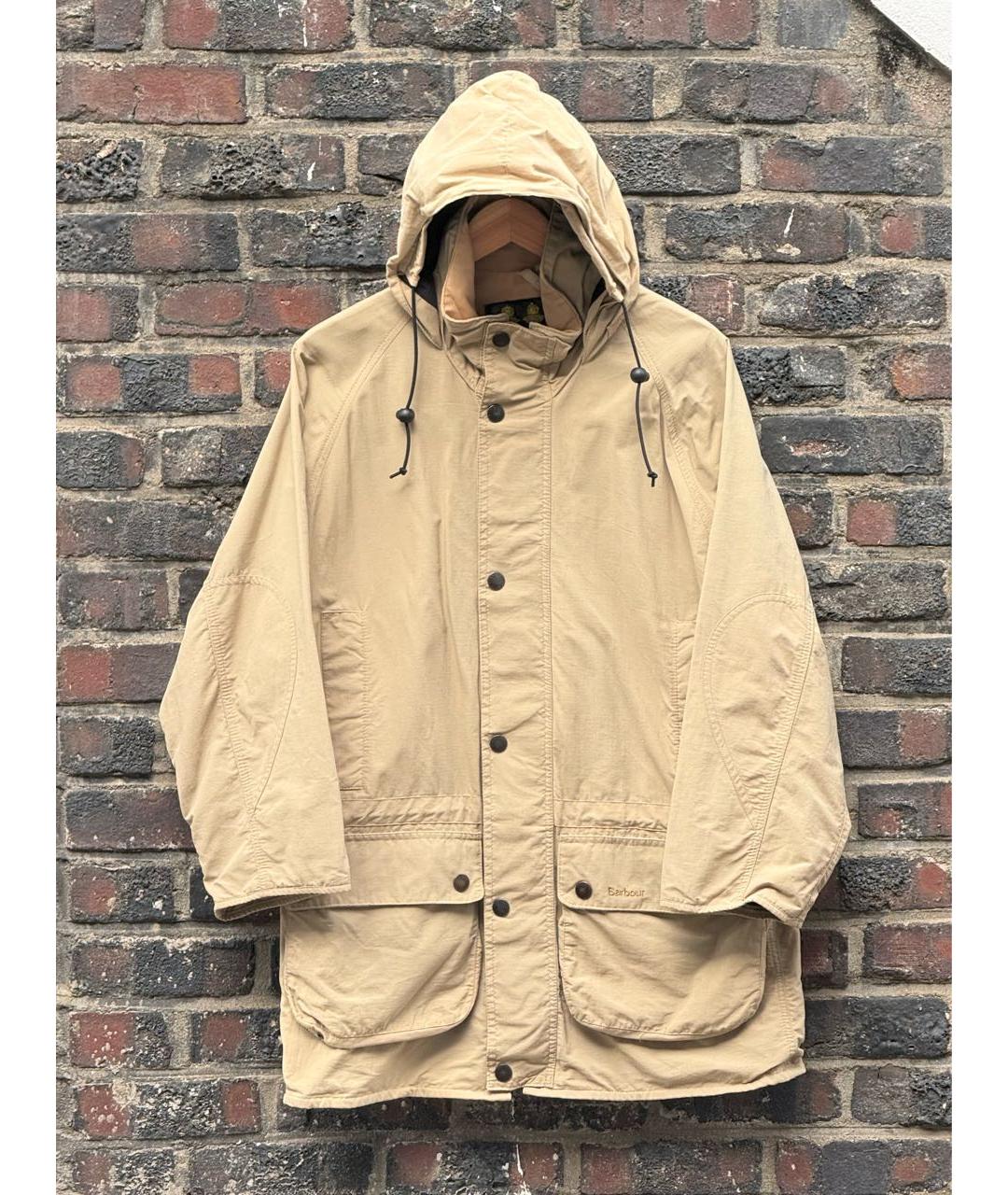 SAINT LAURENT Бежевая хлопковая куртка, фото 9