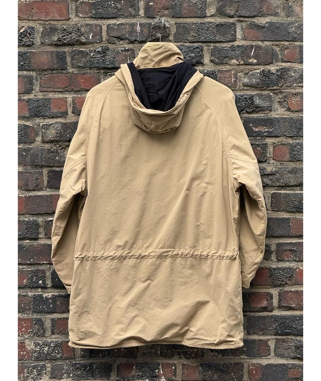 SAINT LAURENT Бежевая хлопковая куртка, фото 7