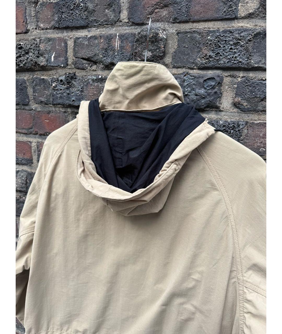 SAINT LAURENT Бежевая хлопковая куртка, фото 8