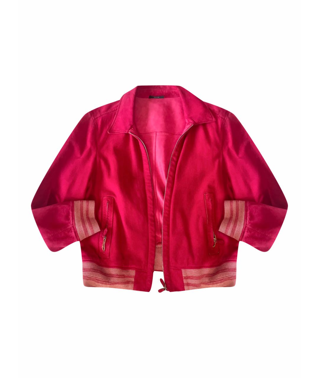 TOM FORD Красная замшевая куртка, фото 1