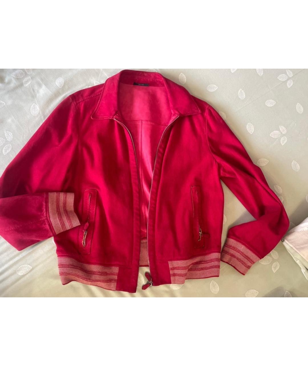 TOM FORD Красная замшевая куртка, фото 5