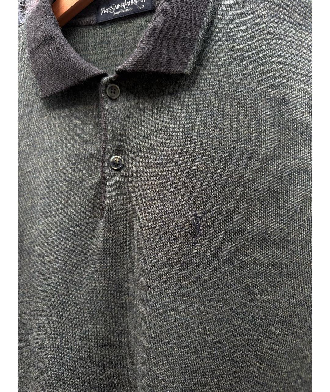 SAINT LAURENT Поло с длинным рукавом, фото 4