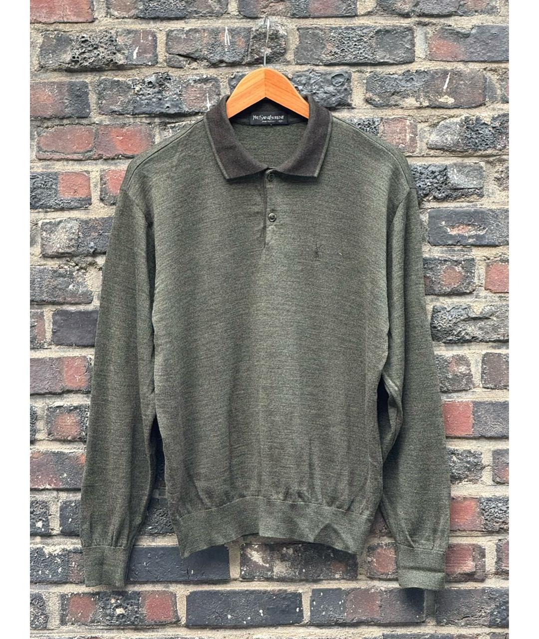 SAINT LAURENT Поло с длинным рукавом, фото 9