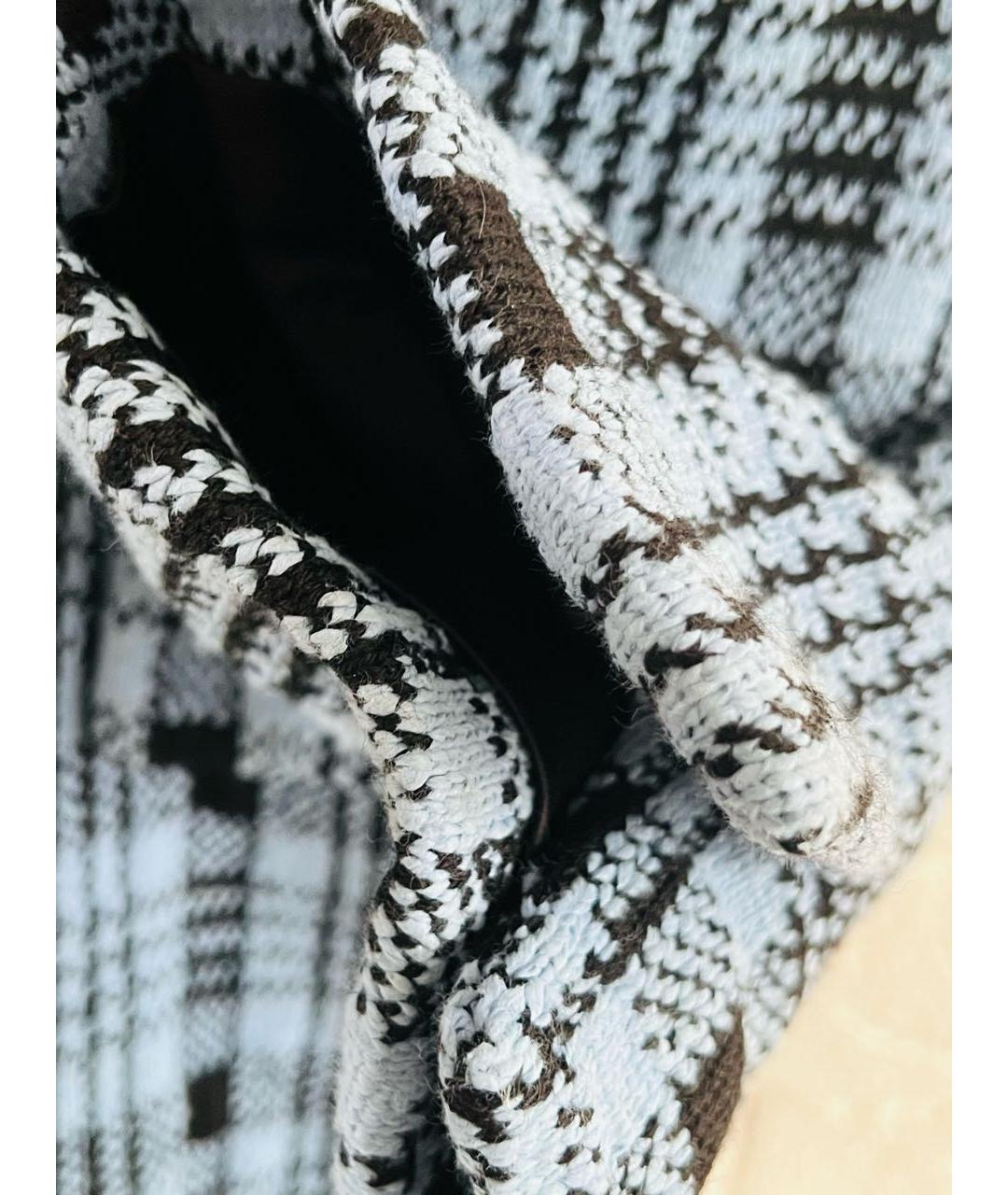 DRIES VAN NOTEN Синее полиамидовое пальто, фото 7