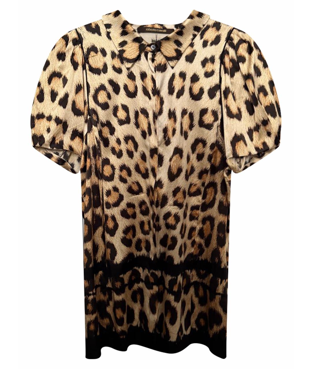 ROBERTO CAVALLI Мульти шелковая блузы, фото 1