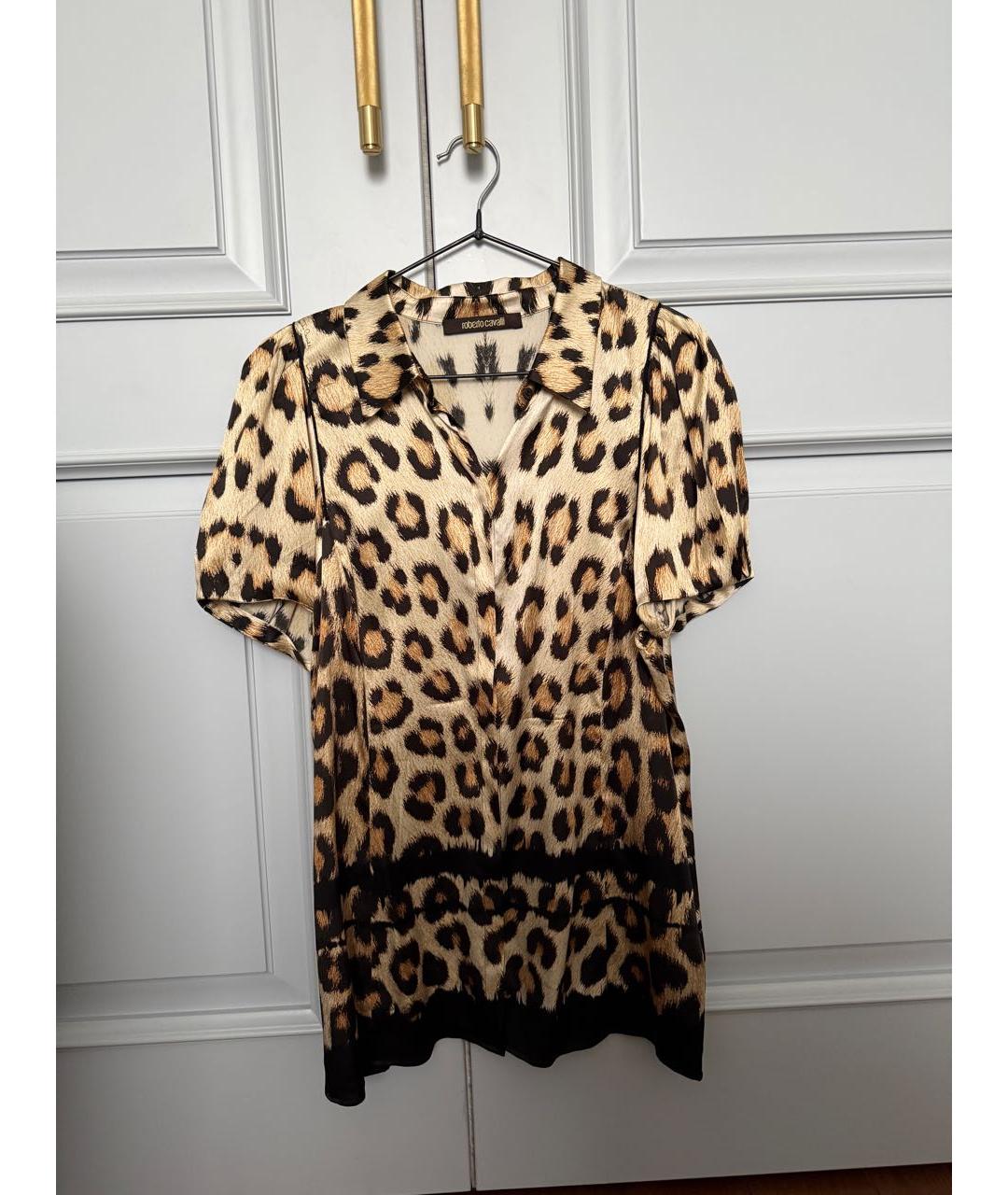 ROBERTO CAVALLI Мульти шелковая блузы, фото 2