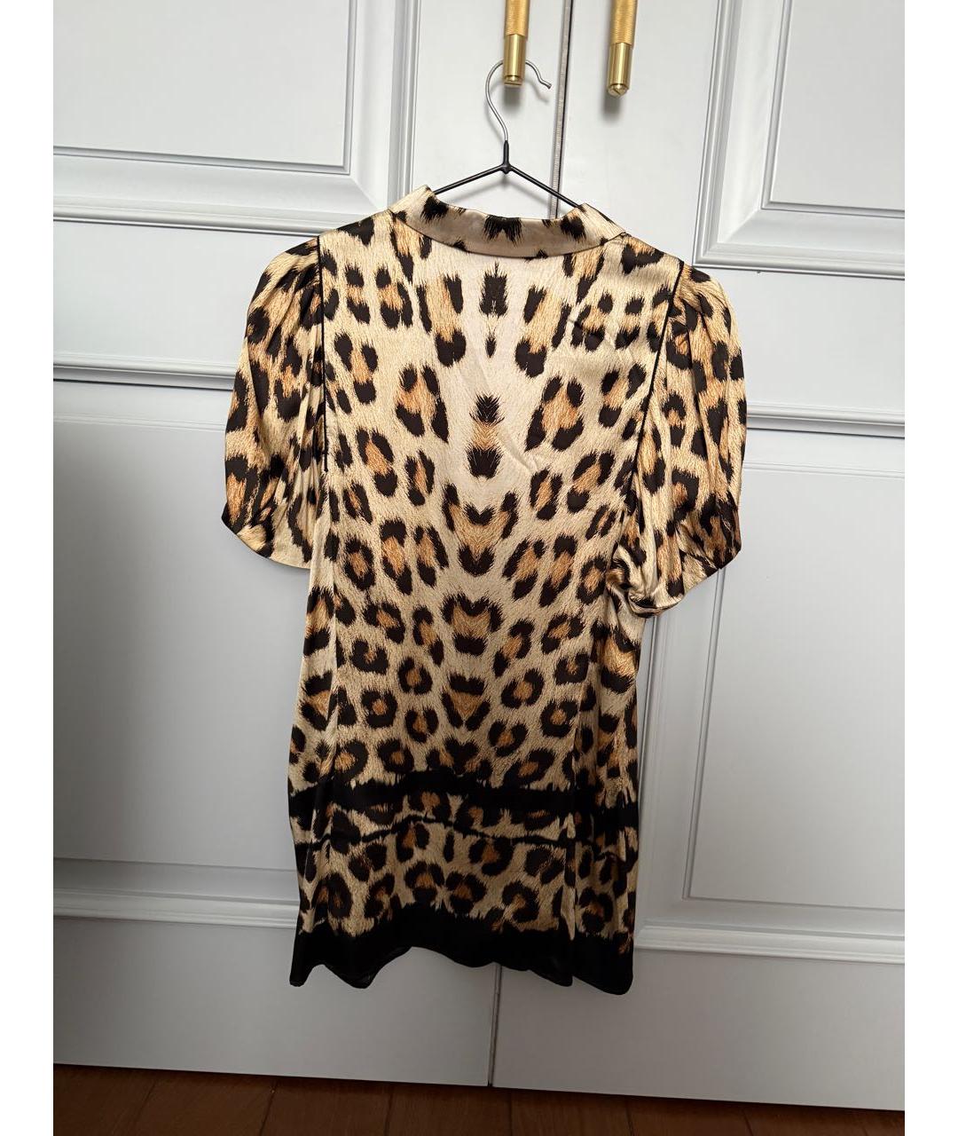 ROBERTO CAVALLI Мульти шелковая блузы, фото 5