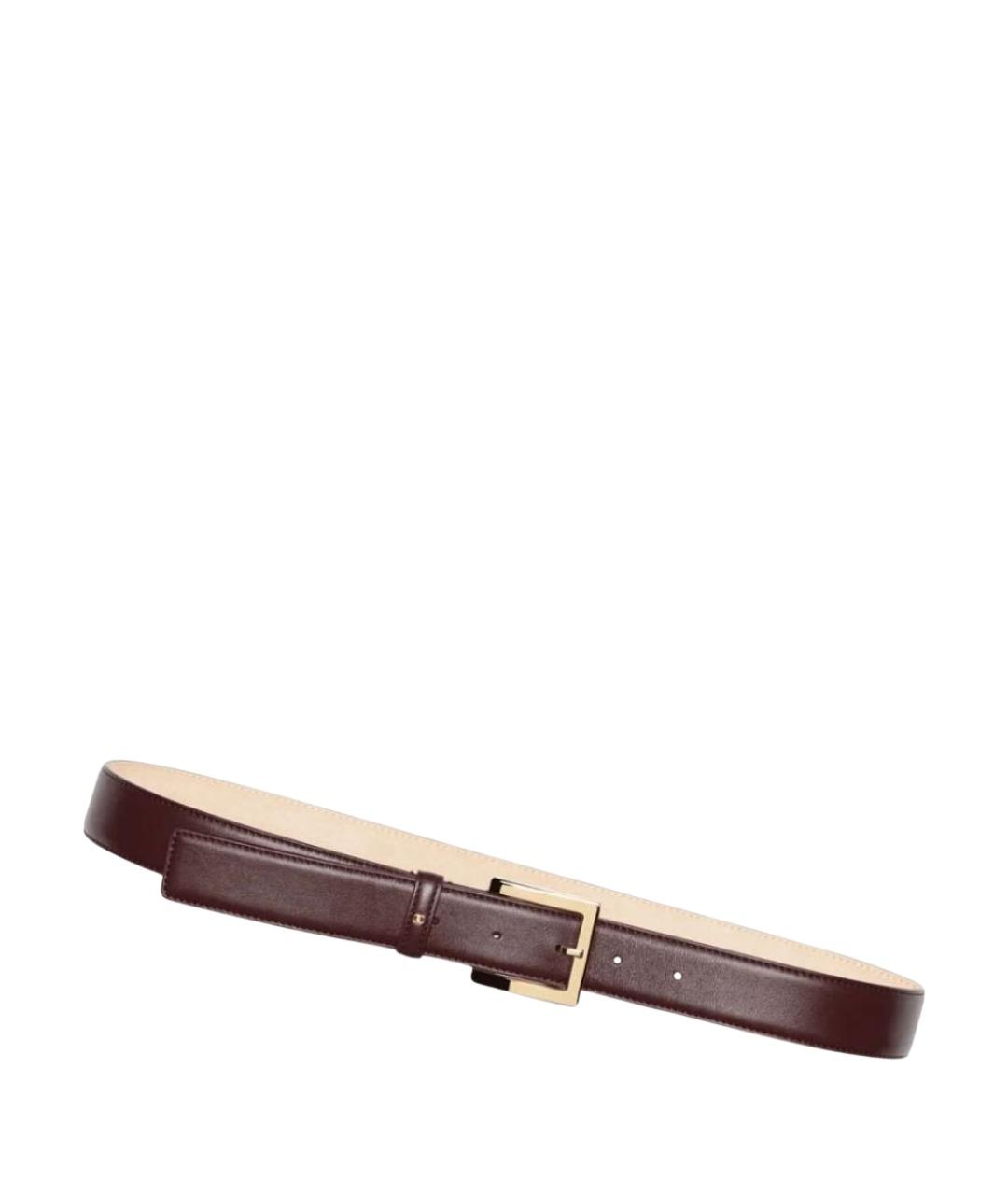 CHANEL Коричневый кожаный ремень, фото 1