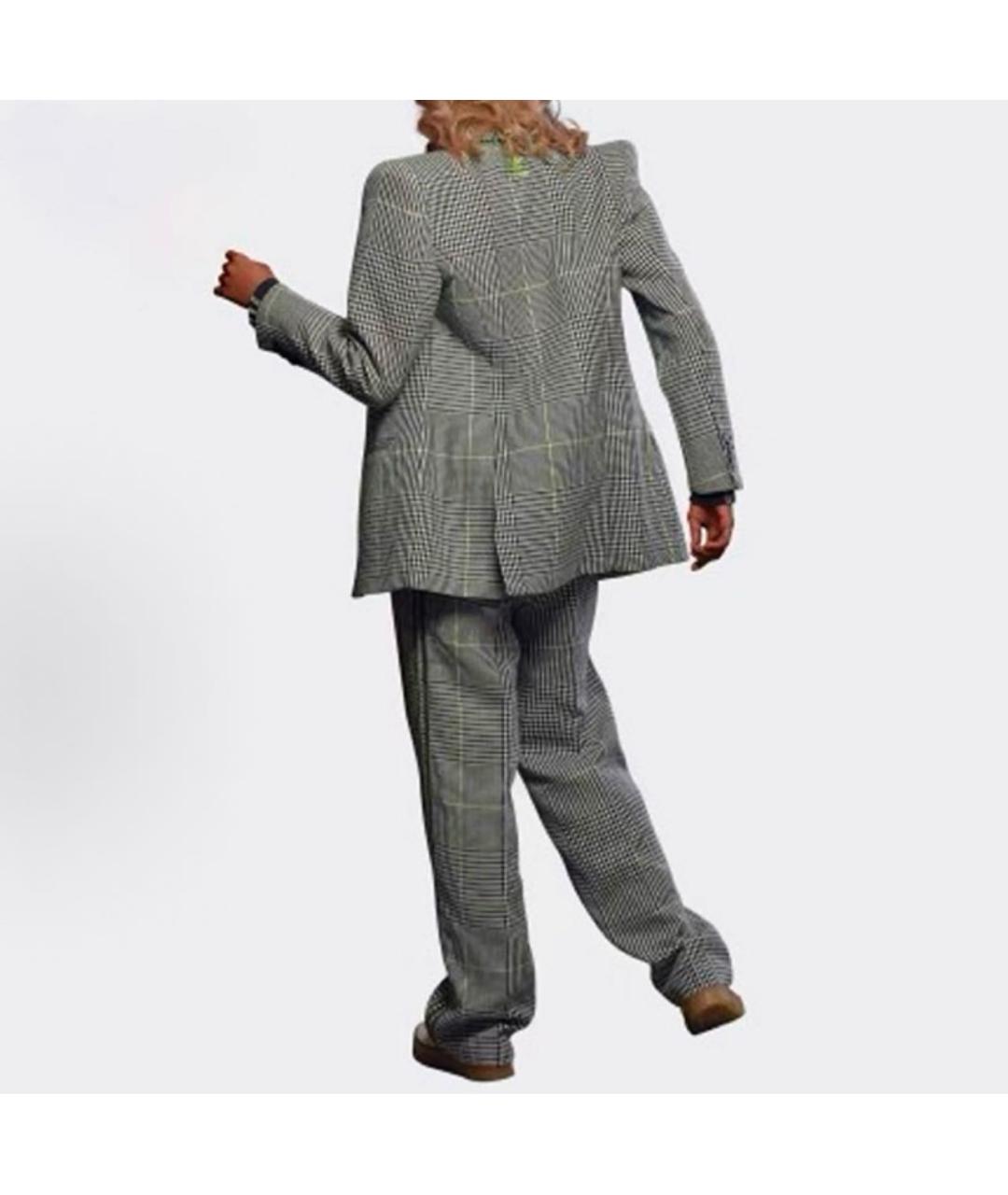 ADIDAS Серый хлопковый жакет/пиджак, фото 5