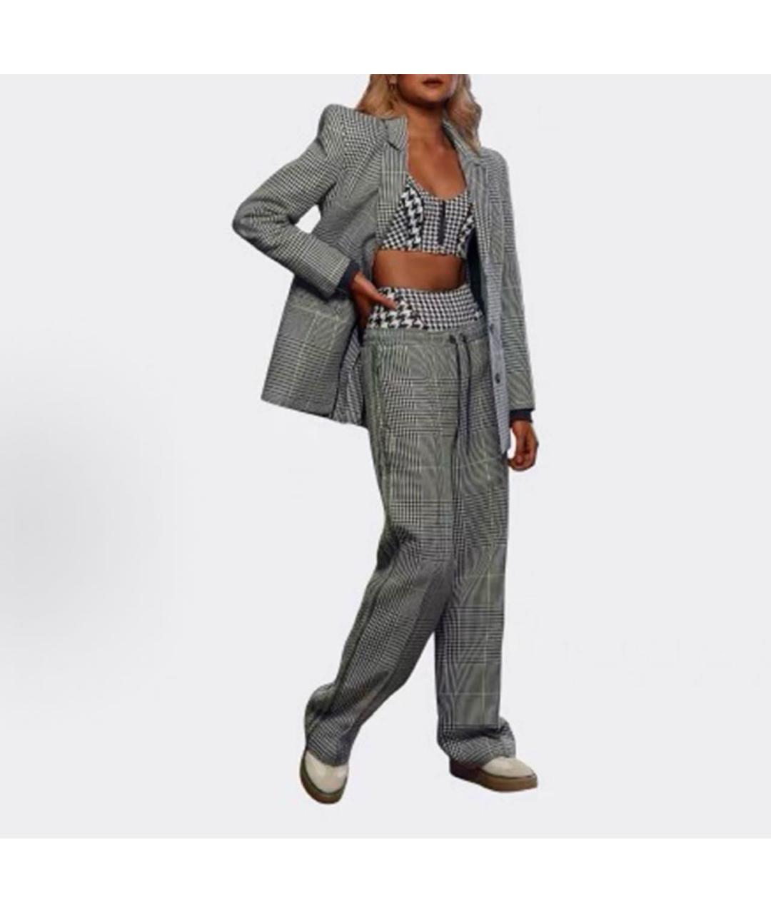 ADIDAS Серый хлопковый жакет/пиджак, фото 6